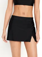 High-Waisted Swim Skirt