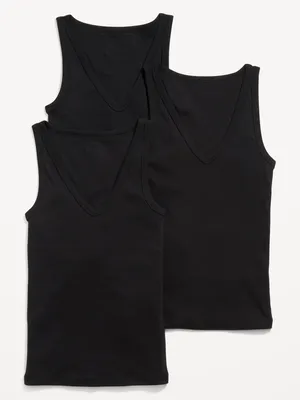 First Layer V-Neck Tank Top 3-Pack for Women