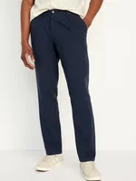 Loose Taper Linen-Blend Ankle Pants