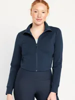 Dynamic Fleece Crop Zip Jacket