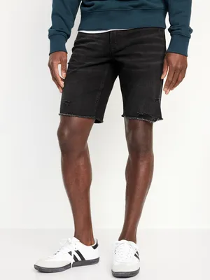 Slim Cut-Off Jean Shorts for Men - 9.5-inch inseam