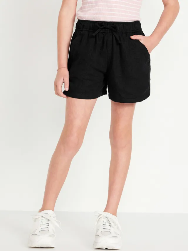 Old Navy Linen-Blend Drawstring Shorts for Girls