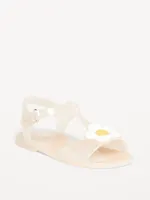 Jelly T-Strap Sandals for Toddler Girls