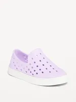 Perforated Slip-On Shoes for Toddler Girls (Partially Plant-Based
