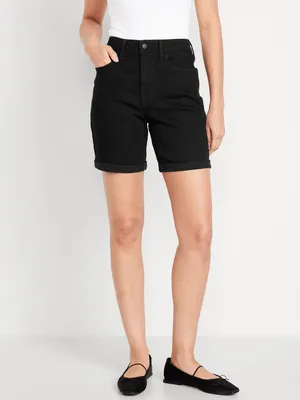 High-Waisted Wow Jean Shorts - 7-inch inseam