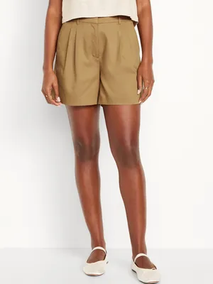 Extra High-Waisted Taylor Trouser Shorts - 5-inch inseam