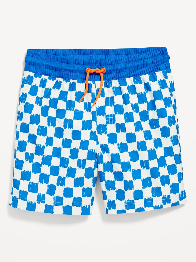 Printed Swim Trunks for Boys