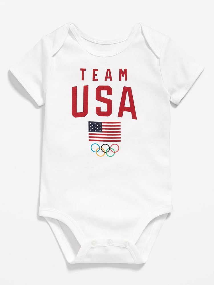 Team USA Unisex Graphic Bodysuit for Baby