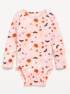 Printed Long-Sleeve Bodysuit for Baby