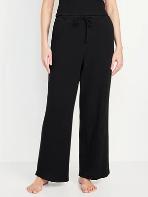 Mid-Rise Waffle Lounge Pant