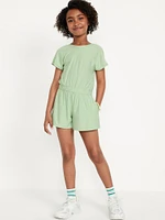 Cloud 94 Soft Back-Cutout Romper for Girls