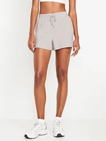 High-Waisted PowerSoft Shorts - 3-inch inseam