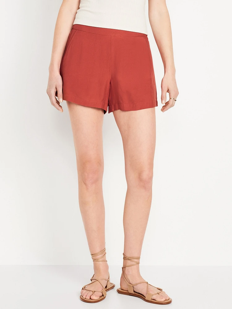 High-Waisted Playa Shorts - 4-inch inseam