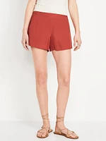 High-Waisted Playa Shorts - 4-inch inseam