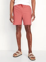 Seersucker Swim Trunks - 7-inch inseam