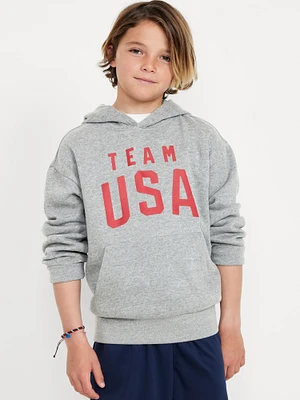 Team USA Graphic Gender-Neutral Pullover Hoodie for Kids