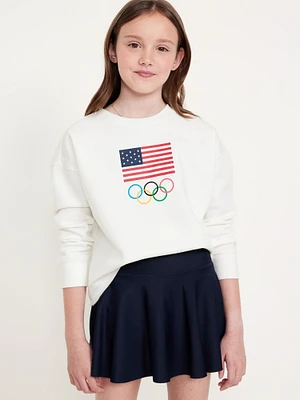 IOC Heritage Graphic Crew-Neck Sweatshirt for Girls