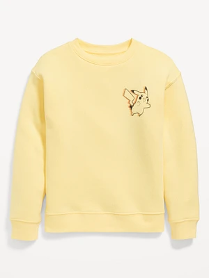 Pokmon Gender-Neutral Crew-Neck Sweatshirt for Kids