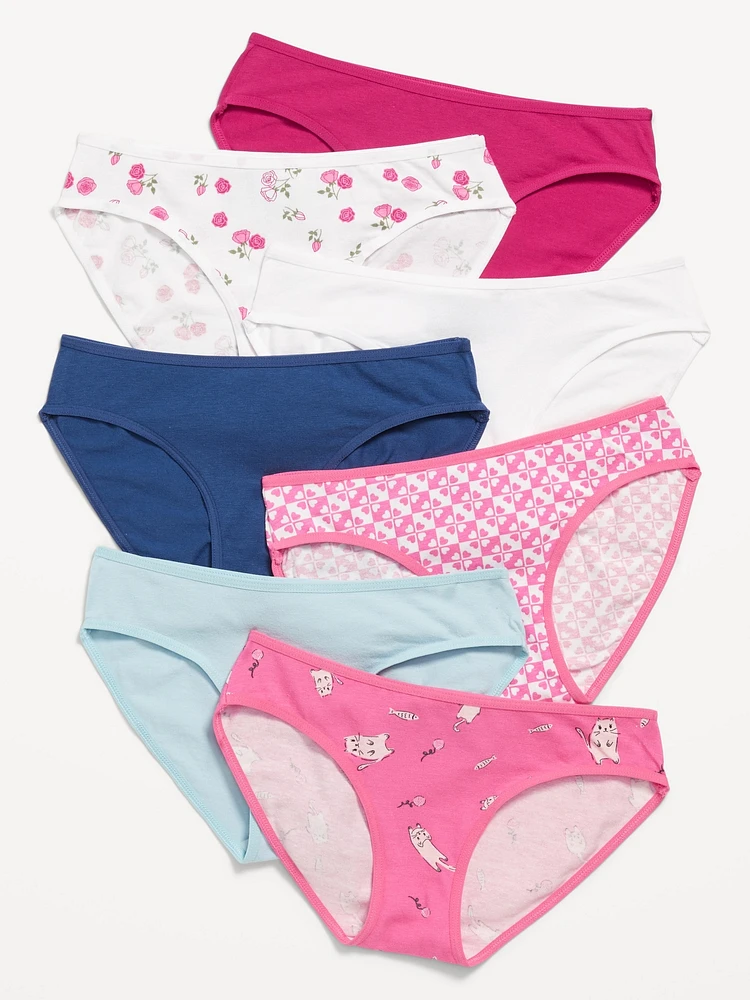 Bikini Underwear 7-Pack for Girls