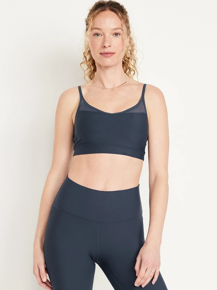 Light Support PowerSoft Mesh-Back Sports Bra