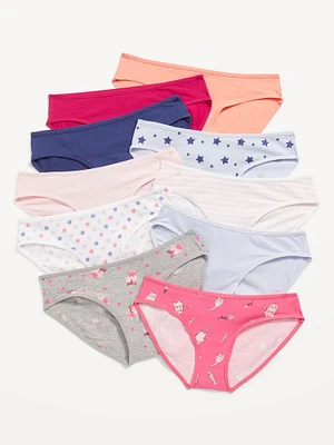 Bikini Underwear 10-Pack for Girls