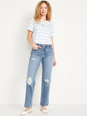 High-Waisted OG Loose Ripped Jeans