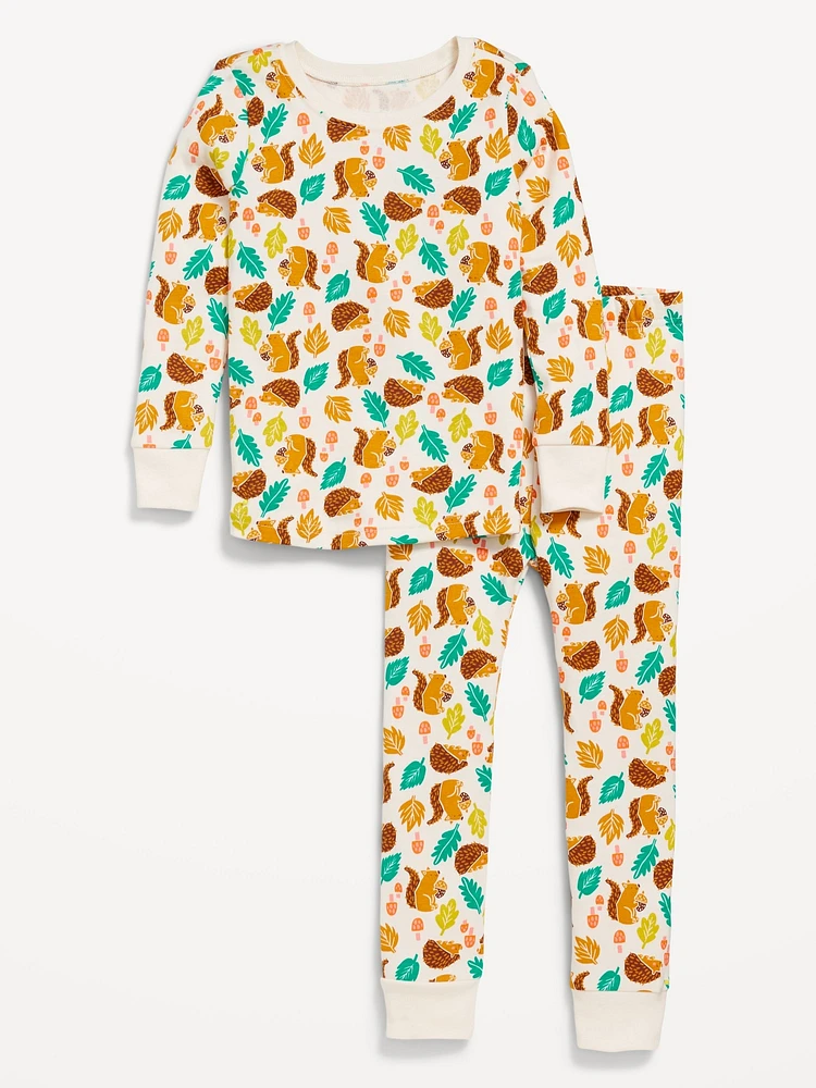 Unisex Printed Snug-Fit Pajama Set for Toddler & Baby