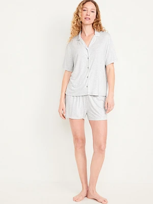 Knit Jersey Pajama Short Set