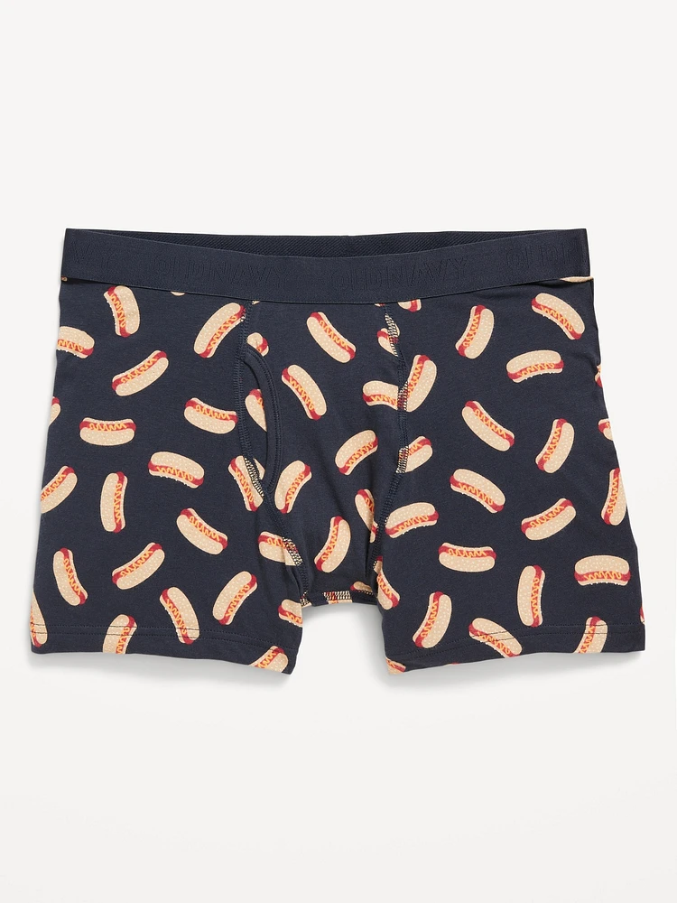 Printed Boxer Briefs - 4.5-inch inseam