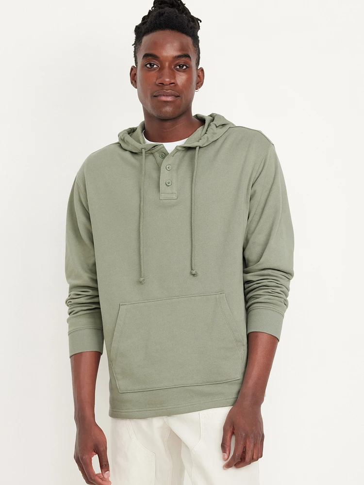 French Terry Henley Hoodie