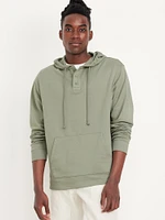 French Terry Henley Hoodie