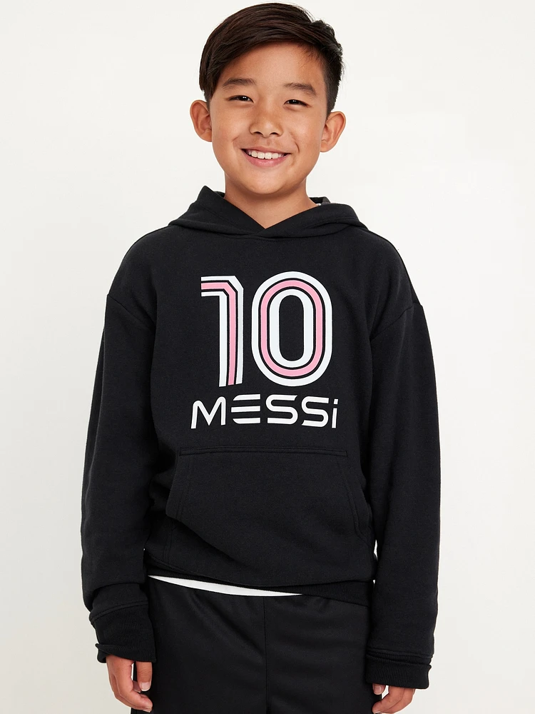 Messi Gender-Neutral Graphic Hoodie for Kids