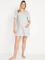 Maternity Short-Sleeve Sleep Shirt