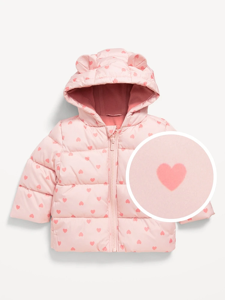 Unisex Water-Resistant Quilted Puffer Jacket for Baby