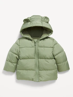 Unisex Water-Resistant Quilted Puffer Jacket for Baby