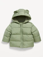 Unisex Water-Resistant Quilted Puffer Jacket for Baby