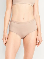 High-Waisted Everyday Brief Cotton Underwear