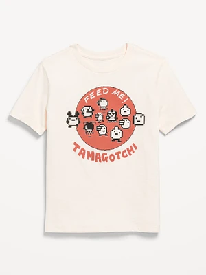 Tamagotchi Gender-Neutral Graphic T-Shirt for Kids