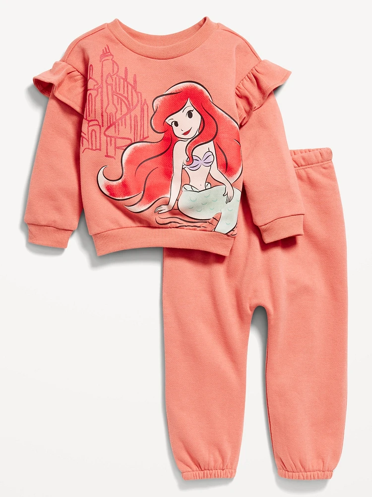 Disney Ruffled Sweatshirt and Sweatpants Set for Baby