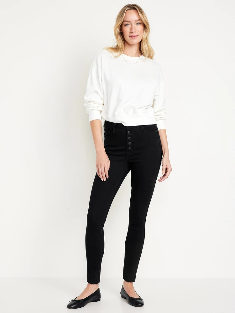 Extra High-Waisted Rockstar 30 Stretch Super-Skinny Jeans