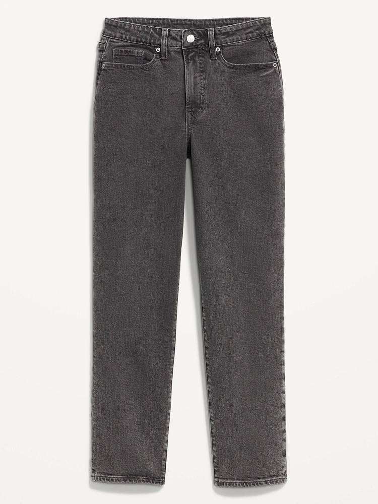 Curvy High-Waisted OG Straight Ankle Jeans