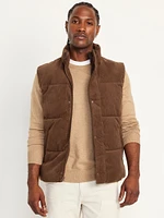 Corduroy Puffer Vest