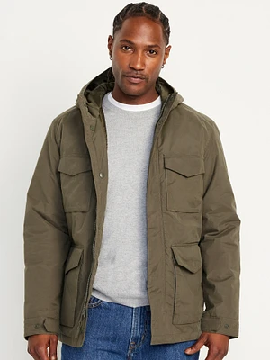 Water-Resistant Tech Utility Jacket