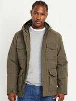 Water-Resistant Tech Utility Jacket