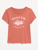 hort-leeve Graphic T-hirt for Girls