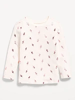 Printed Long-Sleeve T-Shirt for Toddler Girls