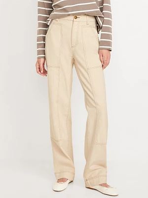 High-Waisted Utility Pants