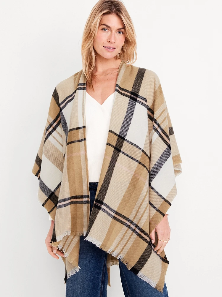 Flannel Poncho