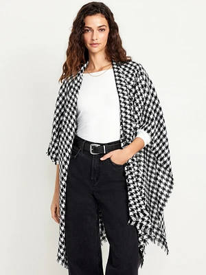 Flannel Poncho