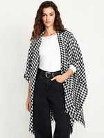 Flannel Poncho